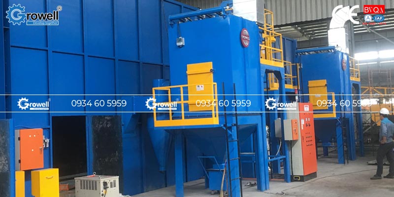 Hệ thống thu hồi hạt mài
