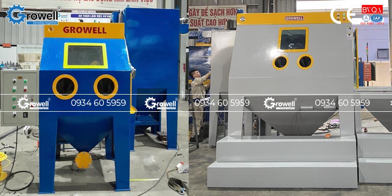 Tủ bắn cát áp lực