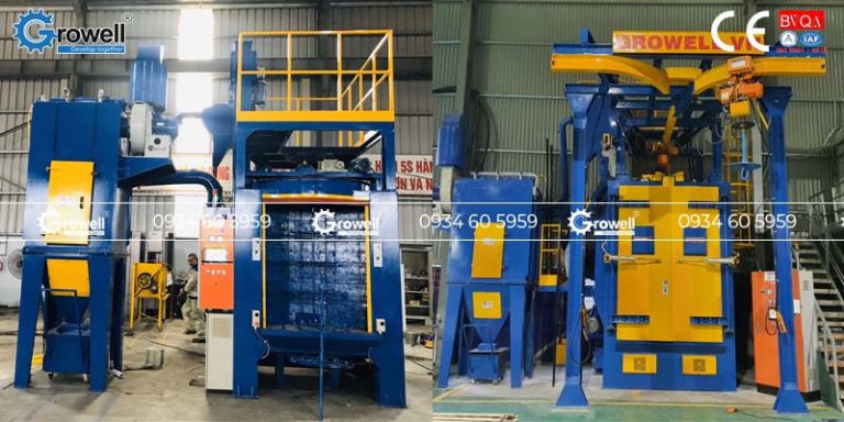Tầm quan trọng của phun cát lốc máy trong sản xuất