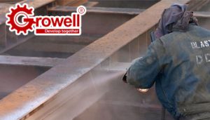 Tư vấn thiết bị phun cát đánh rỉ phù hợp với quy mô sản xuất
