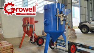 Cối phun cát di động – Lựa chọn số 1 cho mọi công trình