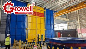 Máy phun bi tự động bàn xoay: Cấu tạo và nguyên lý hoạt động