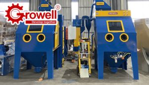 Vì sao nên sử dụng máy bắn cát thùng kín cho nhà xưởng?