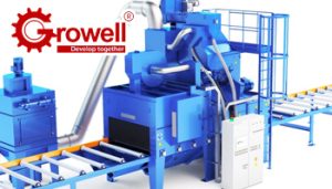 Máy phun bi xử lý kết cấu thép cho công trình công nghiệp