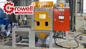 Tủ phun cát bàn xoay tự động và ứng dụng trong công nghiệp