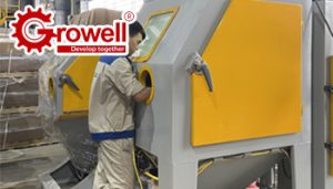 5 bước vận hành tủ phun cát đúng chuẩn cho người mới
