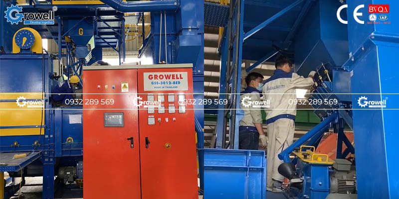 Bảo trì máy phun bi tự động