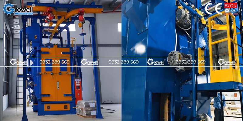 Bảo trì máy phun bi tự động