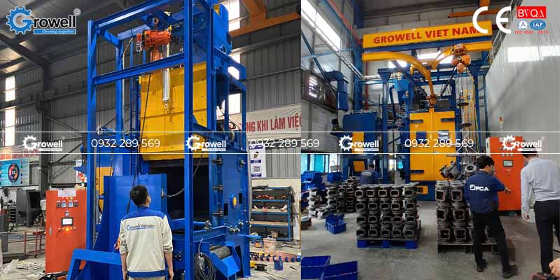 Bảo trì máy phun bi tự động