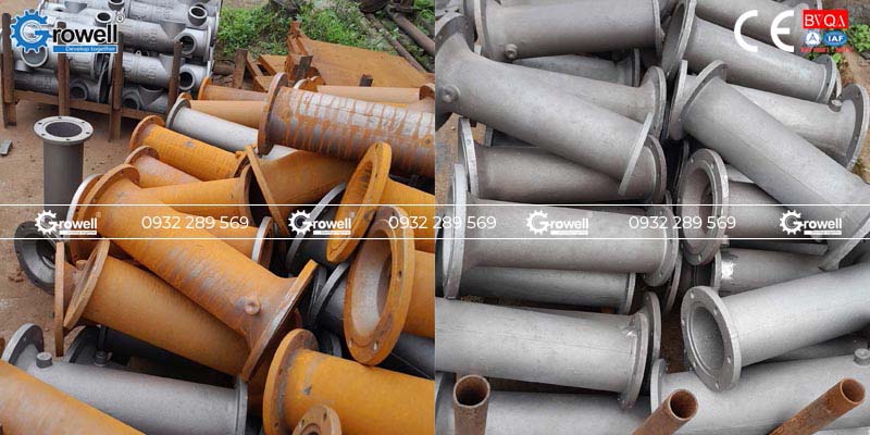 Cấu tạo máy phun bi dạng treo