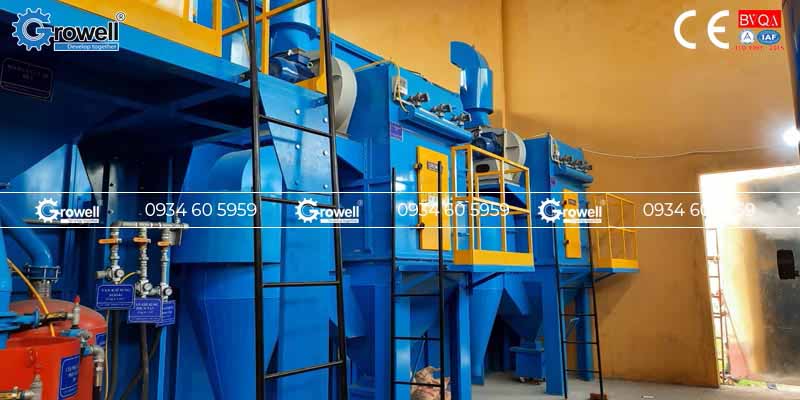 Hệ thống hút bụi buồng phun cát