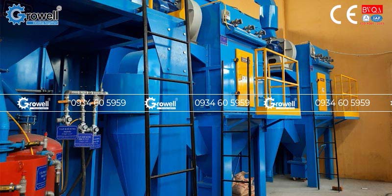Hệ thống hút lọc bụi phun cát Hệ thống hút lọc bụi phun cát