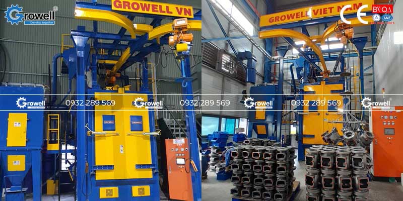 Tạo nhám bằng phun bi Tạo nhám bằng phun bi