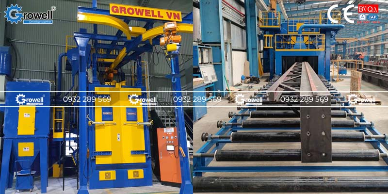 Tẩy rỉ khung thép Tẩy rỉ khung thép