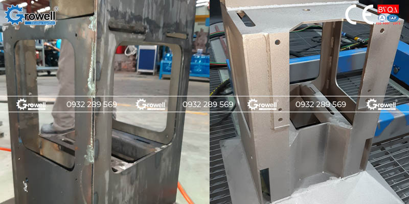 Tẩy rỉ khung thép Tẩy rỉ khung thép