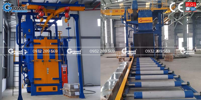 Tẩy rỉ khung thép Tẩy rỉ khung thép