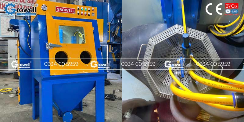 Tủ phun cát công nghiệp tự động Tủ phun cát công nghiệp tự động