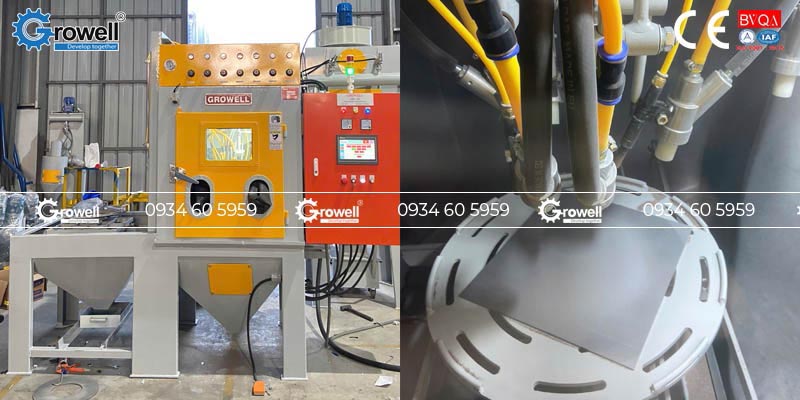 Tủ phun cát công nghiệp tự động Tủ phun cát công nghiệp tự động