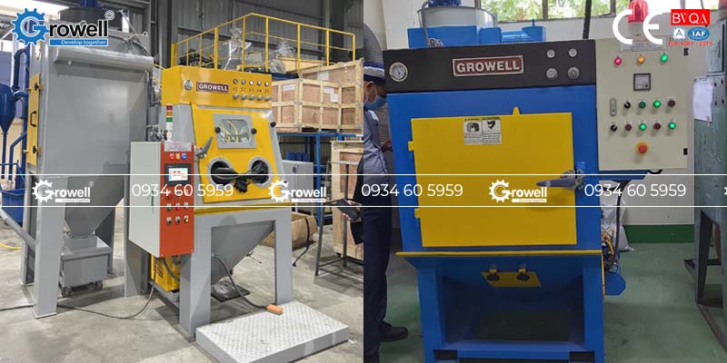 Tủ phun cát công nghiệp tự động Tủ phun cát công nghiệp tự động