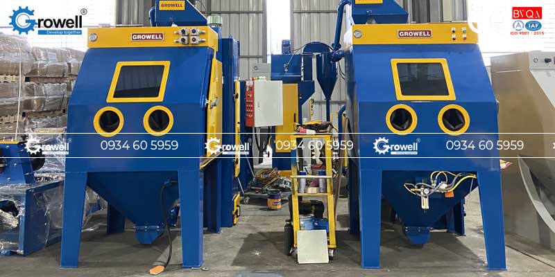 Tủ phun cát hút chân không Tủ phun cát hút chân không