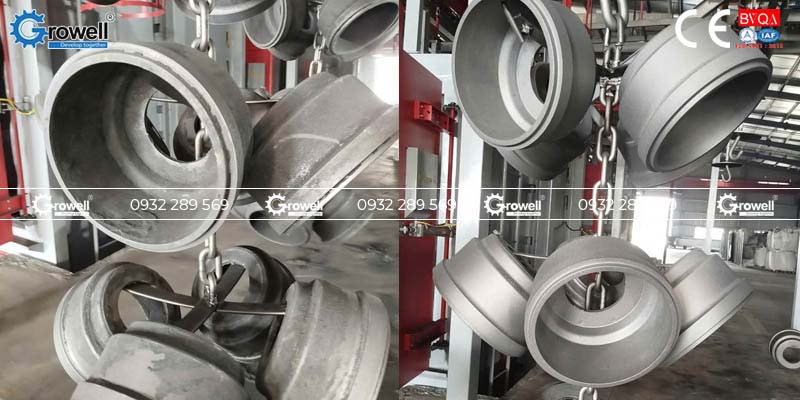 Xử lý tạo nhám vật đúc