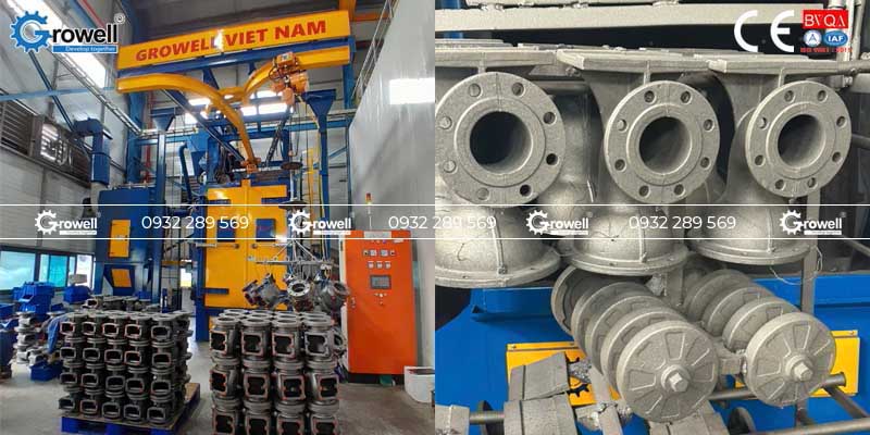 Phun bi thép xử lý bề mặt